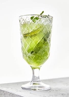spicy cucumber mint mocktail
