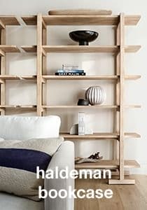 haldeman wood bookcase