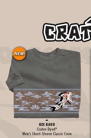 Body_Banner_Prod2_Koi Band - Crater Dyed® Short Sleeve Crewneck T-Shirt