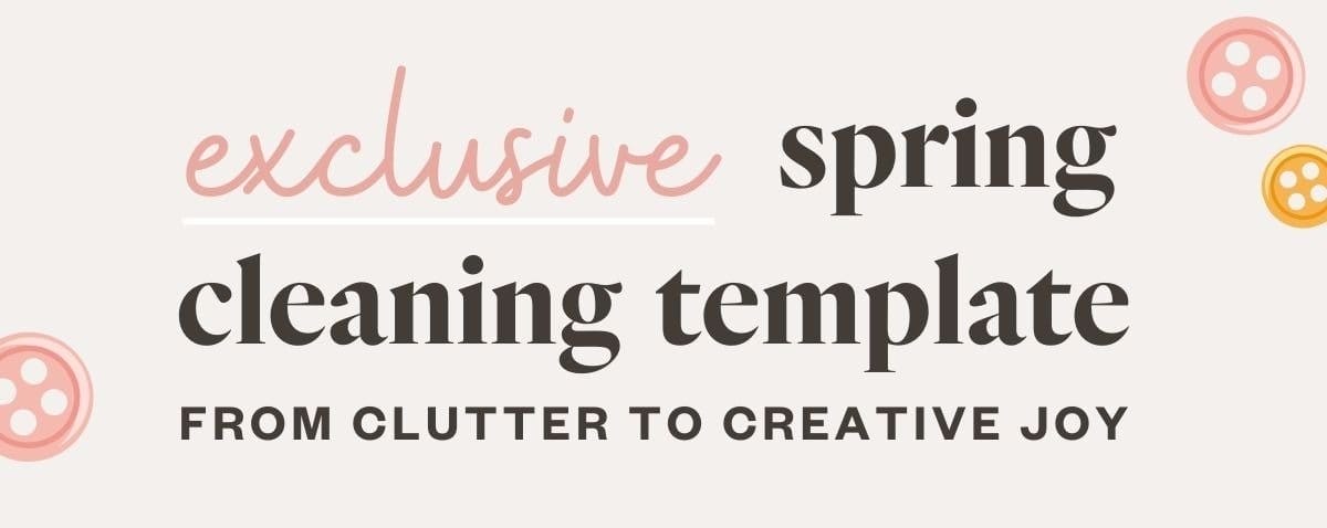 exclusive spring cleaning template: from clutter to creative joy