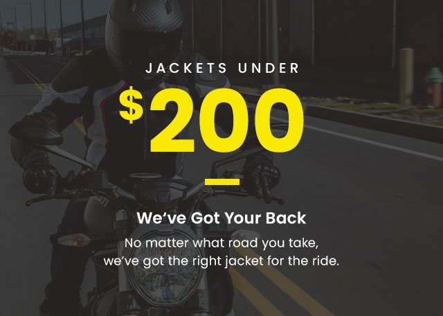 Jackets Under \\$300