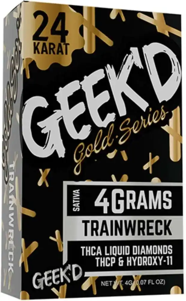 Image of Geek'D 24k Gold Series Disposable 4g (Copy) - Trainwreck