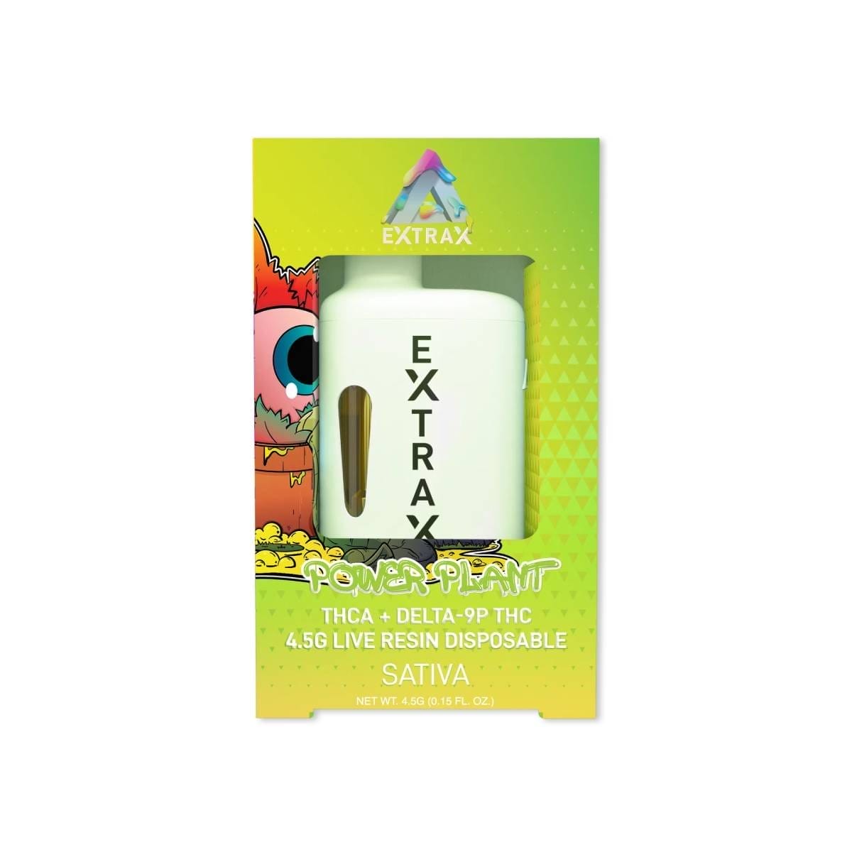 Image of Delta Extrax Adios Blend THC-A Disposable Vape Pens 4.5g - Power Plant