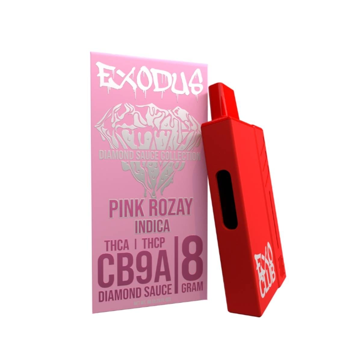 Image of Exodus Diamond Sauce Collection CB9A Disposables 8g - Pink Rozay