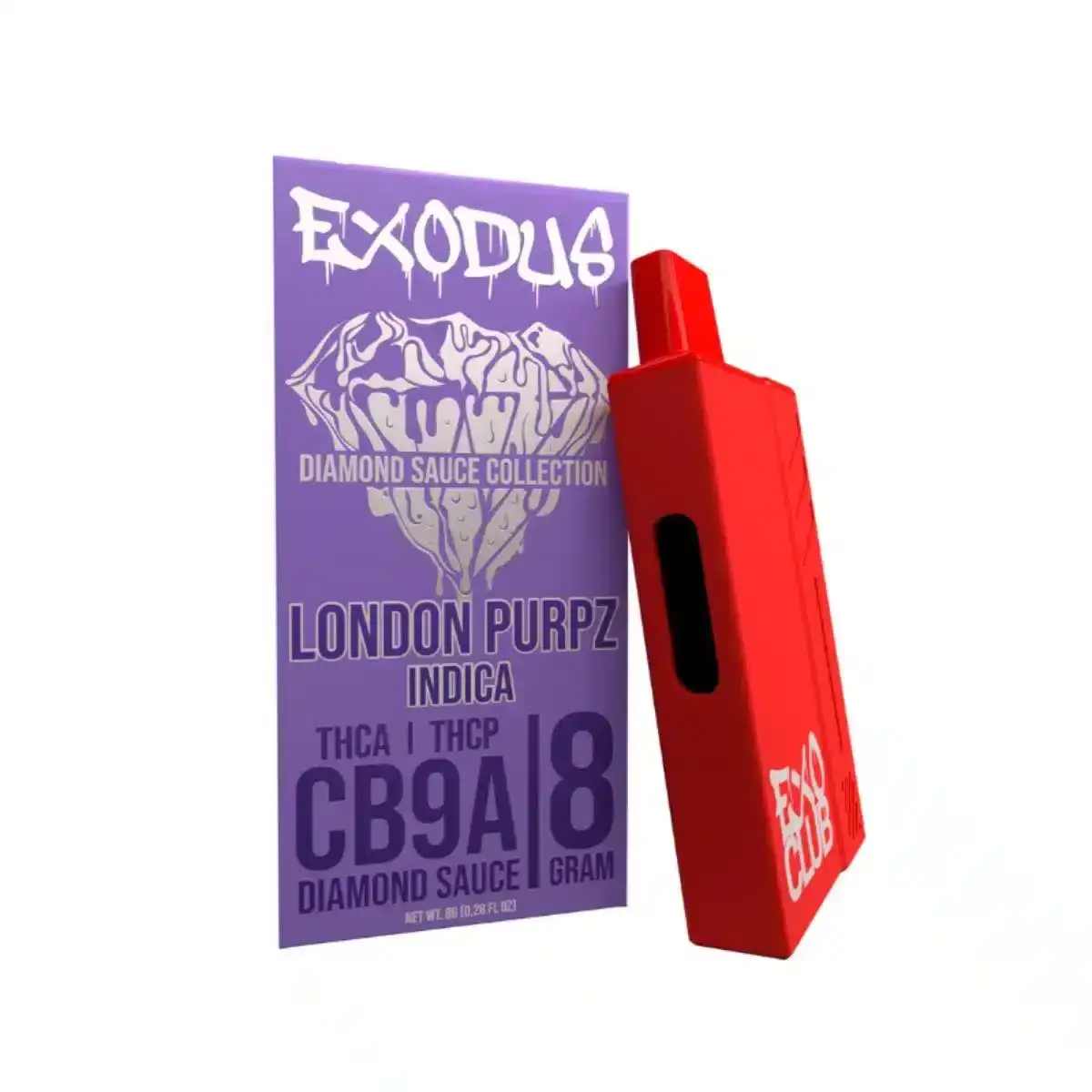 Image of Exodus Diamond Sauce Collection CB9A Disposables 8g - London Purpz