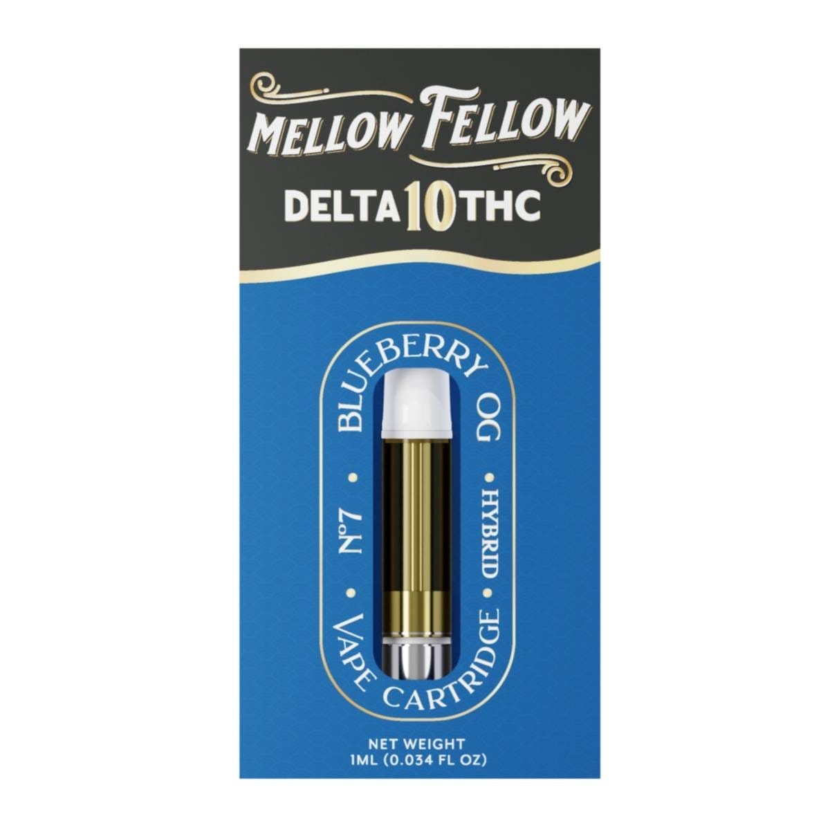 Image of Mellow Fellow Delta 10 Vape Cartridges 1g