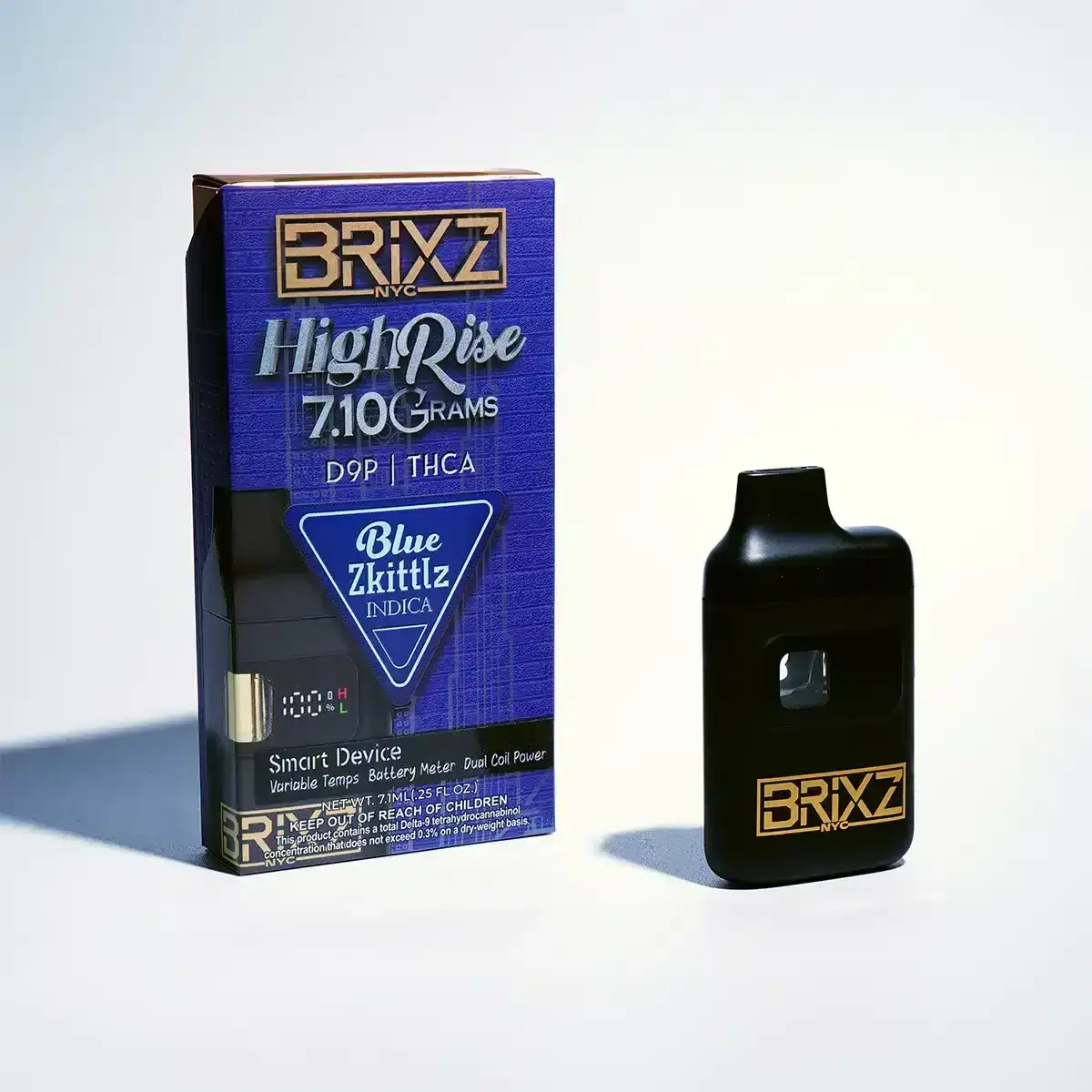 Image of BRIXZ NYC High Rise D9P + THCA Disposables 7.1g