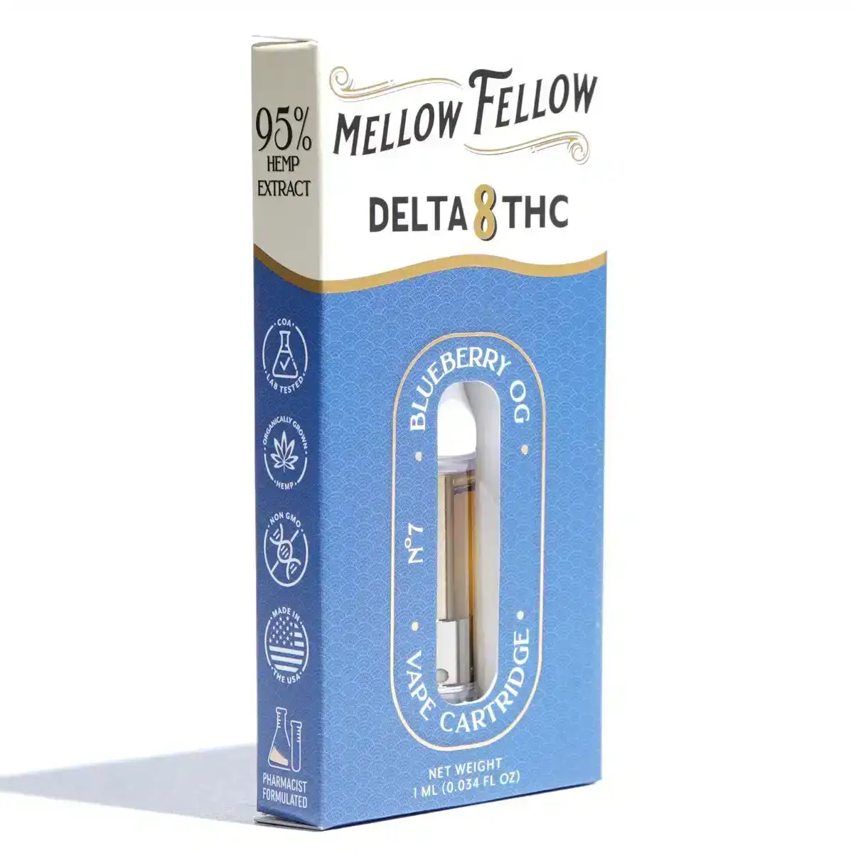 Image of Mellow Fellow Delta 8 Vape Cartridges 1g