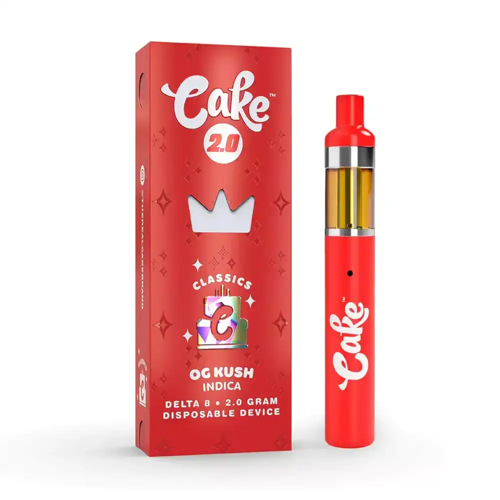 Image of Cake 2.0 Delta 8 Disposable Vape Pen 2g - OG Kush