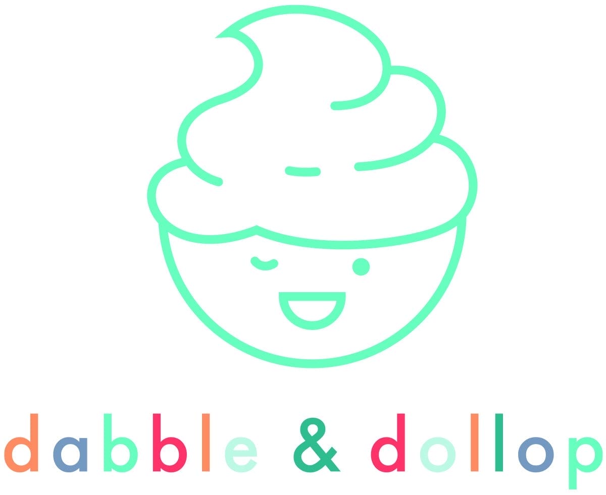 Dabble & Dollop Whip Logo