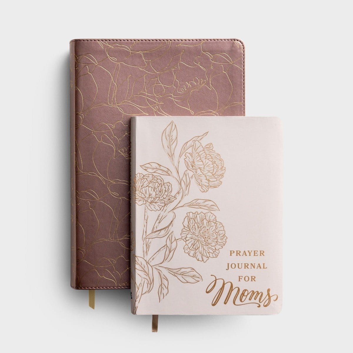 Signature Collection Super Giant Print Blush Floral Bible + Prayer Journal for Moms - Gift Set