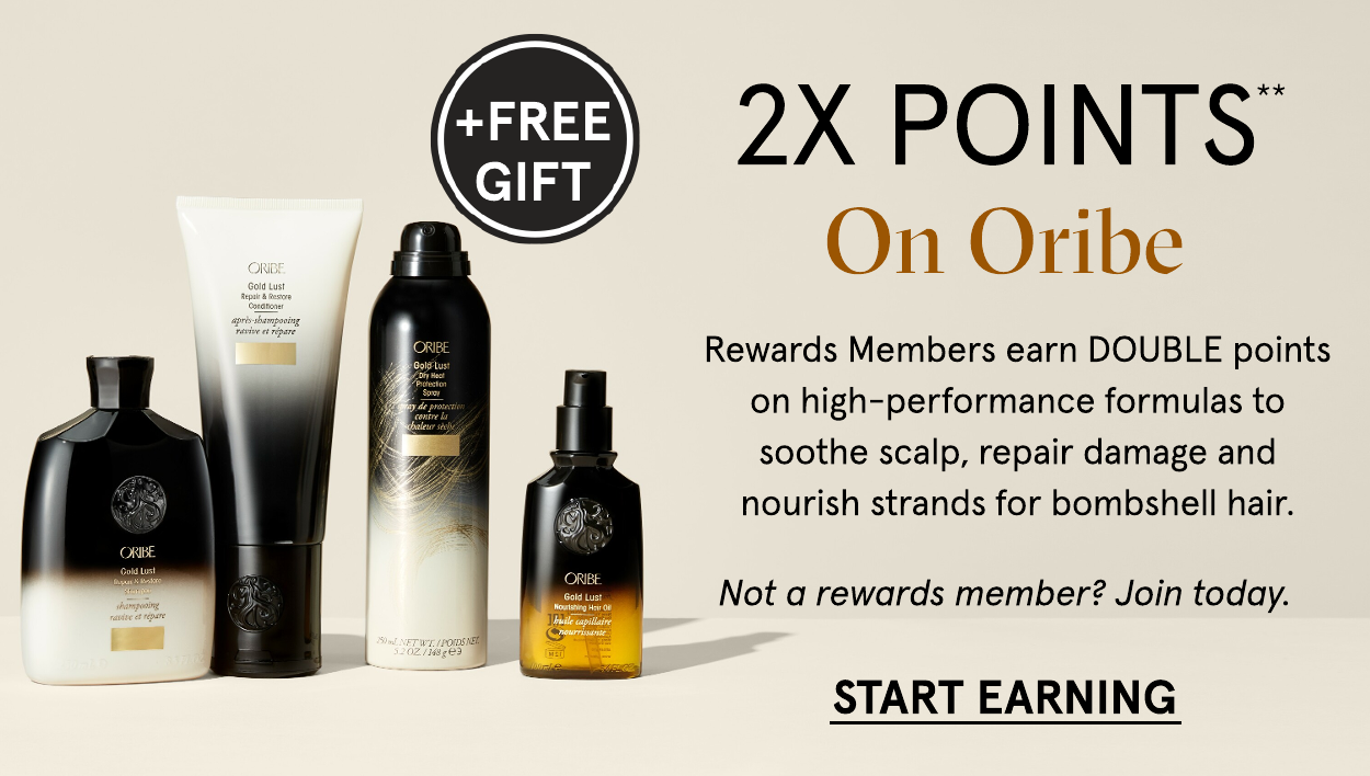 Earn 2x points on Oribe