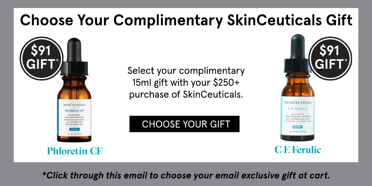 FREE SKINCEUTICALS GIFT when you click through the email