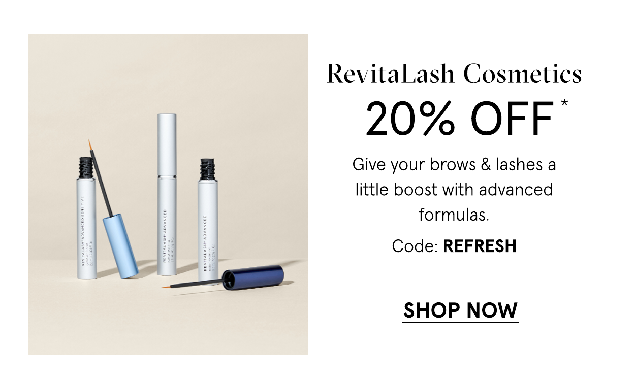 RevitaLash Cosmetics 20 off with code: REFRESH