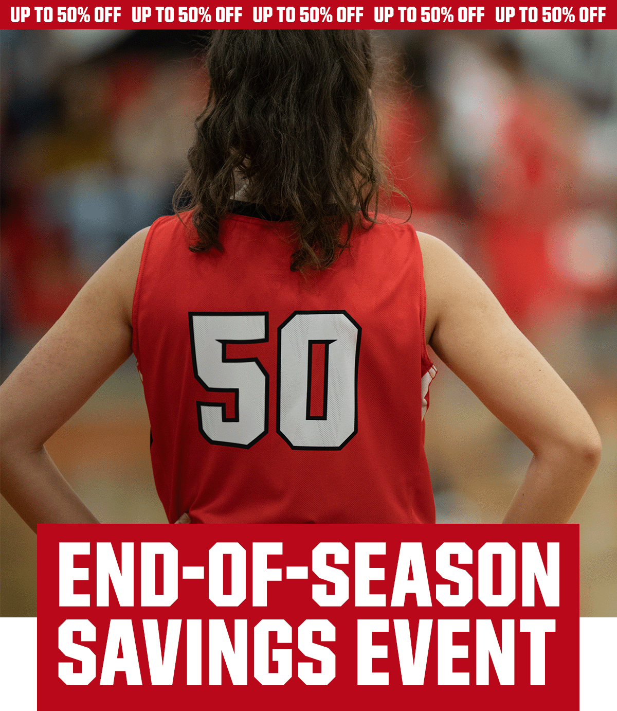End-of-season savings event.