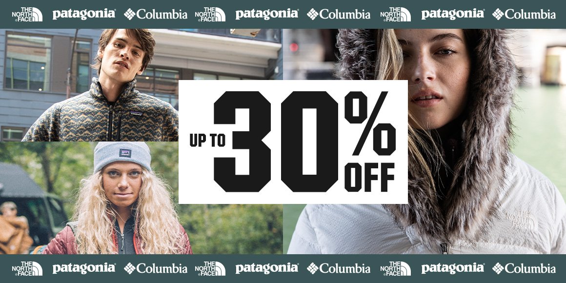 Up to 30% off.