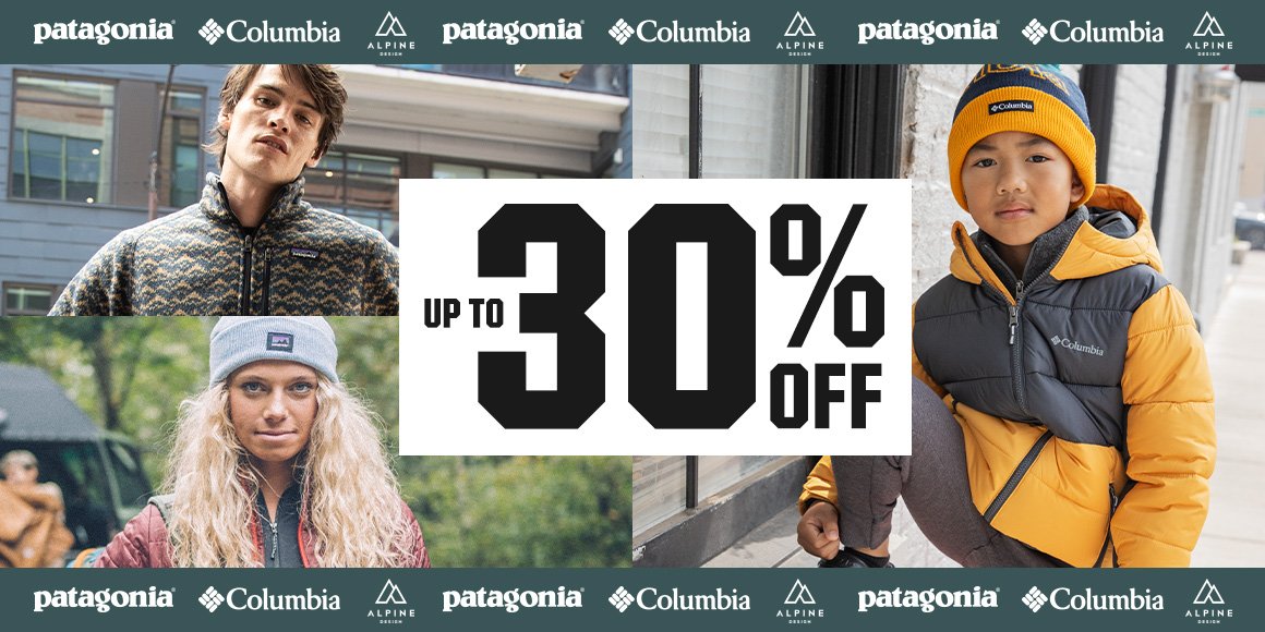 Up to 30% off.