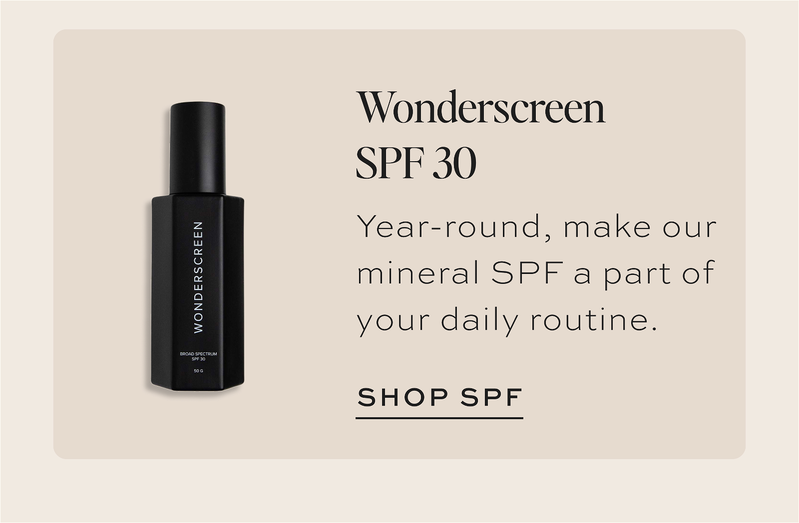 Wonderscreen SPF 30