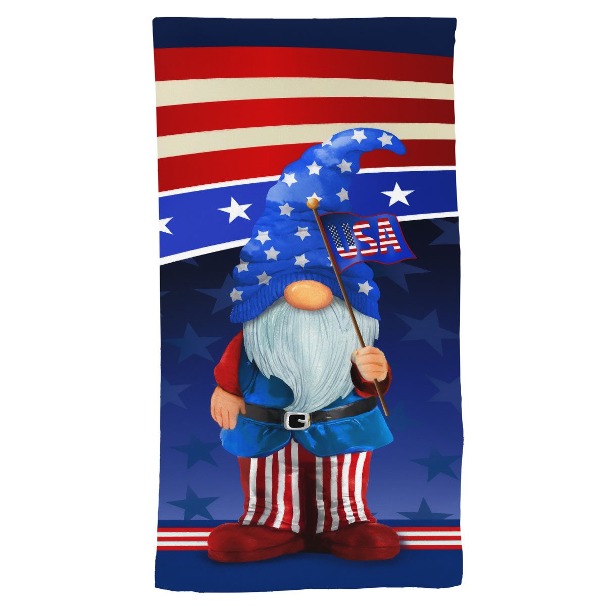 Image of Patriotic Gnomes Hand Towel