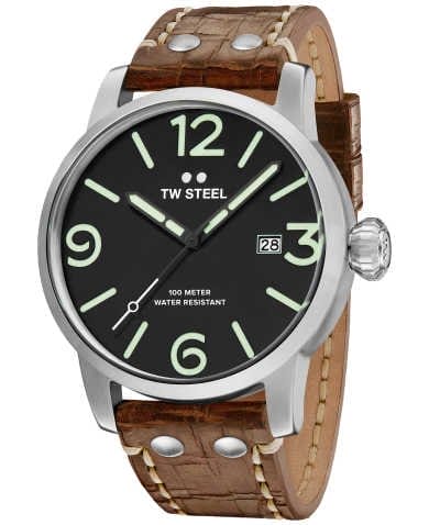 Image of TW Steel Men's TWS-MS12 Maverick Quartz Black Dial Watch