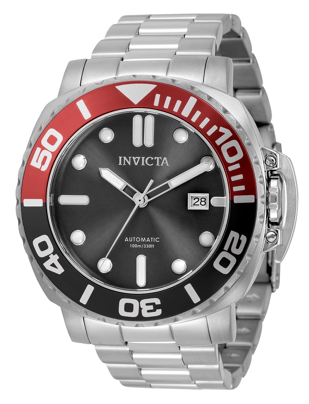 Invicta Men's 34314 Pro Diver Automatic 3 Hand Black Dial Watch