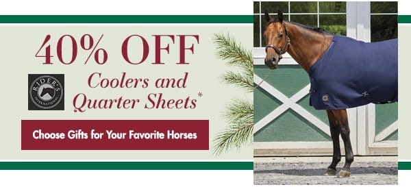 40% OFF Coolers & Quarter Sheets from Rider's International