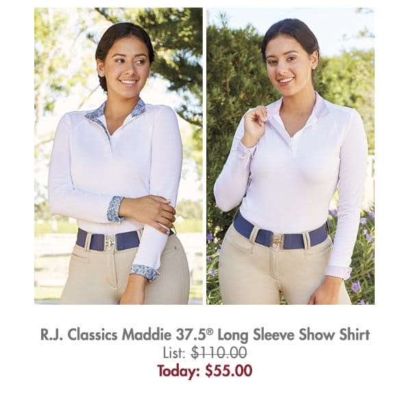 R.J. Classics Ladies’ Maddie 37.5® Long Sleeve Show Shirt - \\$55