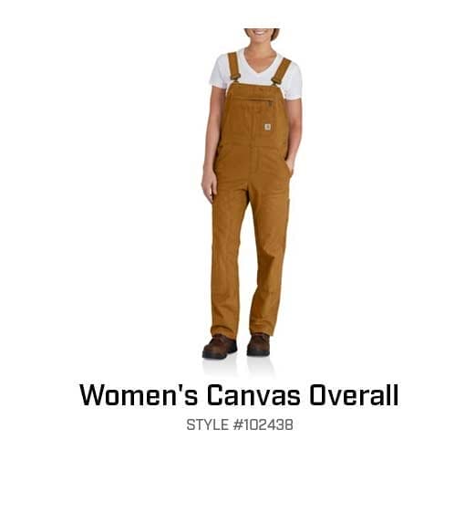 Carhartt 102438 women's bib overalls