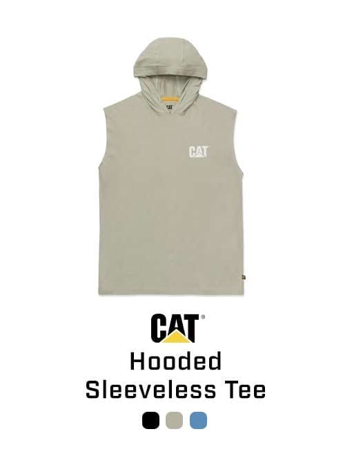 CAT 1010052 Sleeveless Hooded shirt