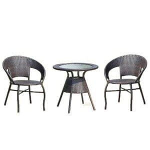 Set mobilier de grădină Bistro, 3 piese