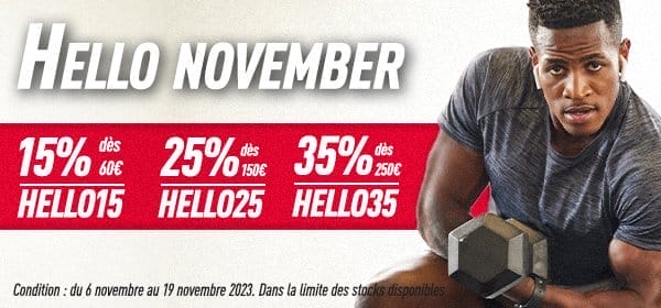 Les promos de novembre c'est ici !