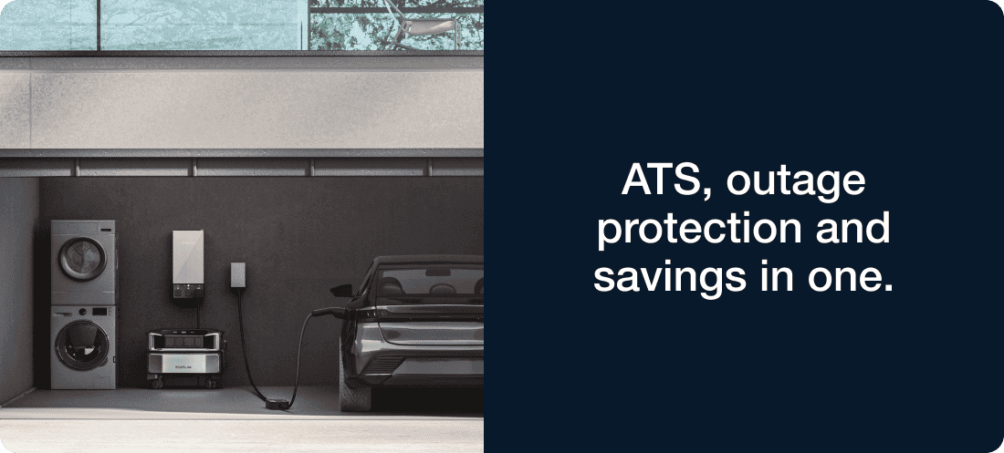 ATS, outage protection and savings in one.