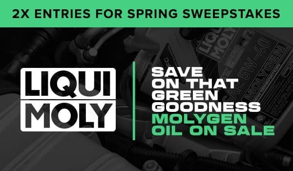 SAVE ON THAT GREEN GOODNESS - LIQUI MOLY MOLYGEN OIL ON SALE