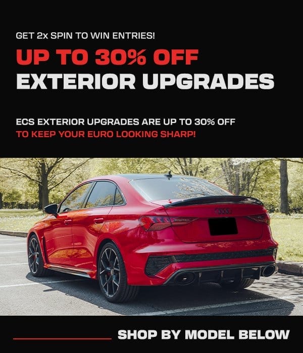 Up to 30% off of ECS exterior upgrades
