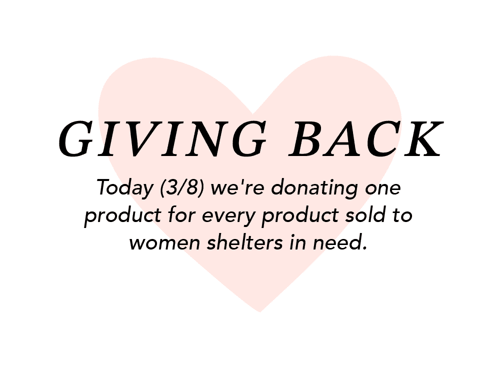 Giving Back to Women Shelters in need.