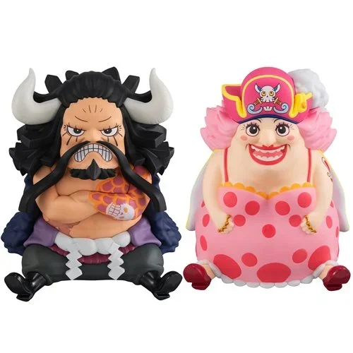 One Piece Kaido the Beast & Big Mom Lookup Series Statue Set with Gift