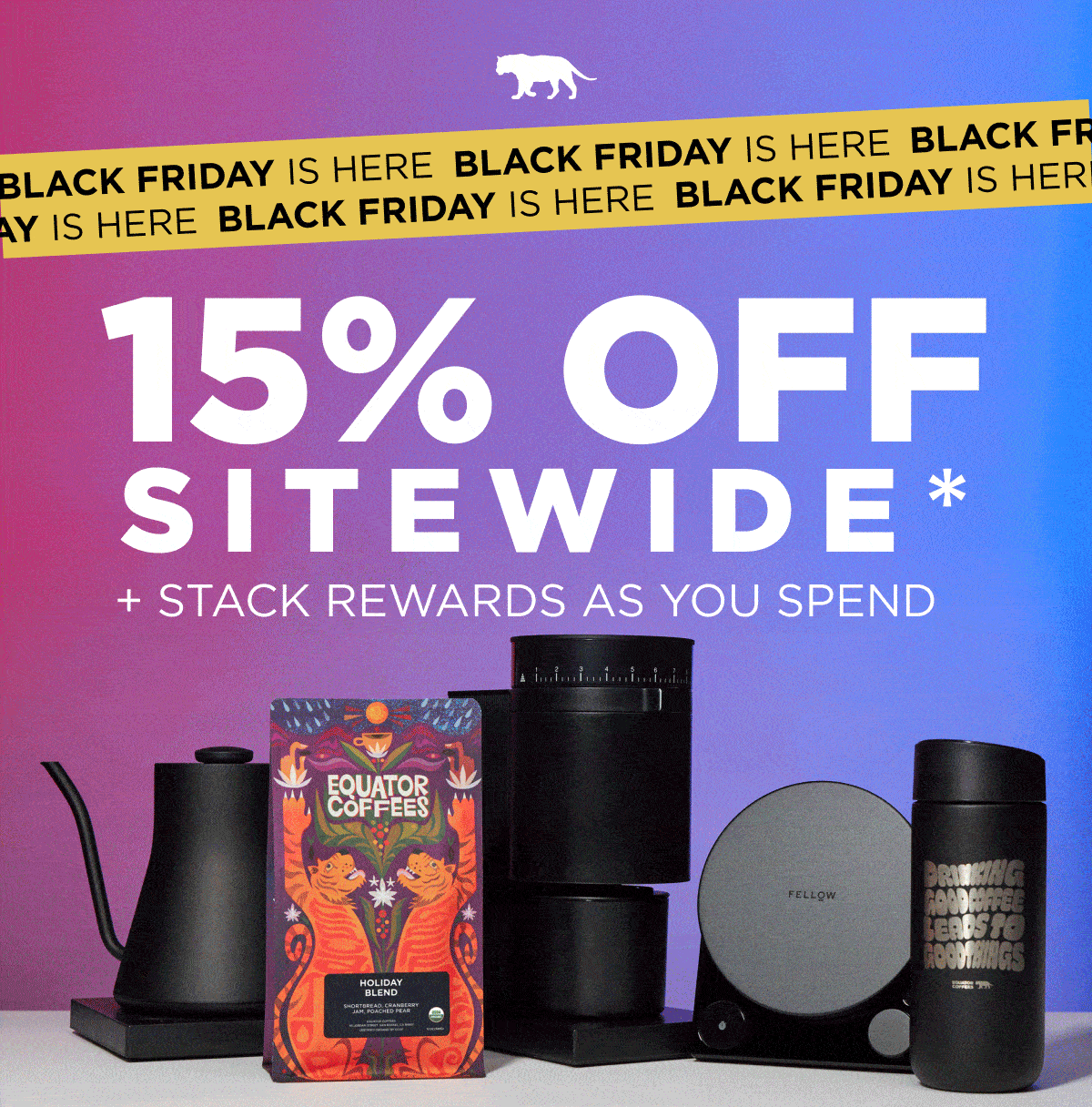 Black Friday - 15% OFF Sitewide