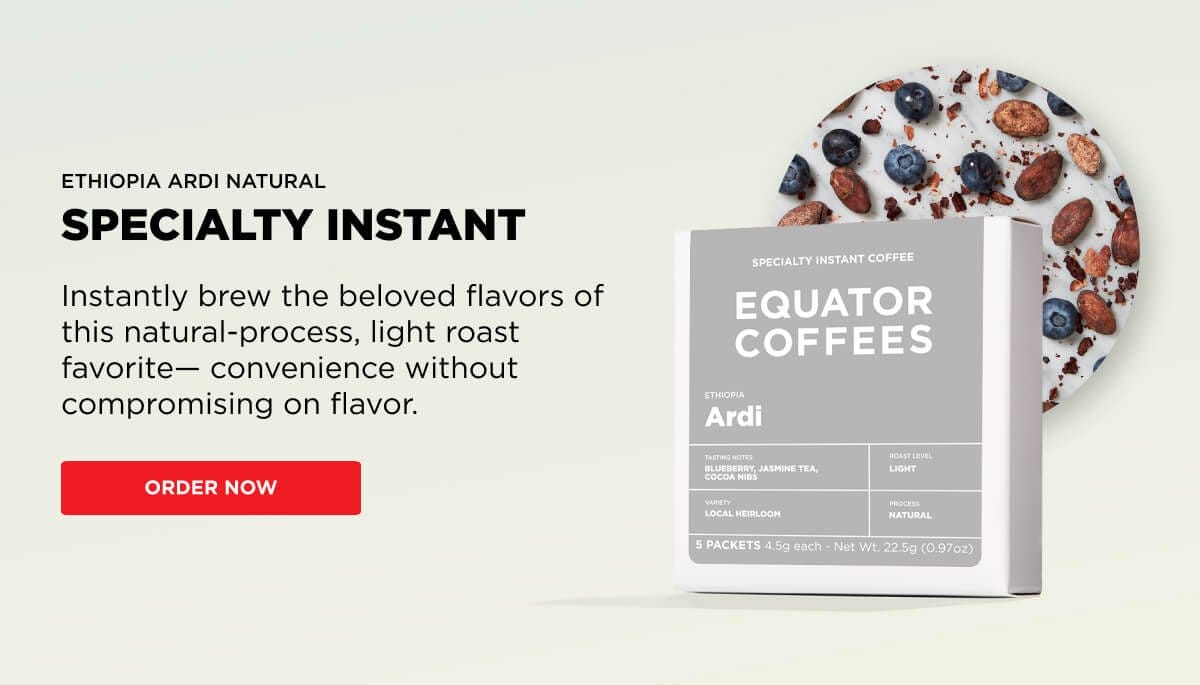 Specialty Instant Coffee - Ethiopia Ardi Natural