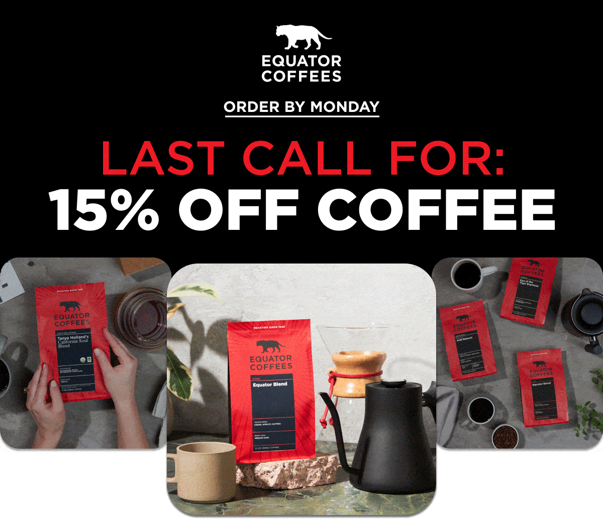 Just for You: 15% OFF Coffee