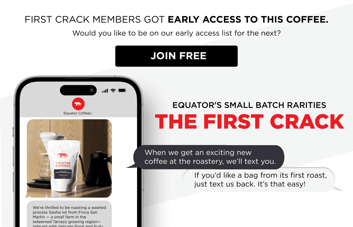Sign up for The First Crack