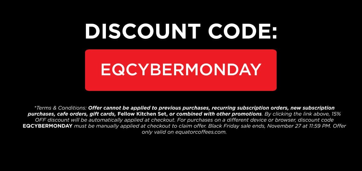 Your Discount Code: EQCYBERMONDAY