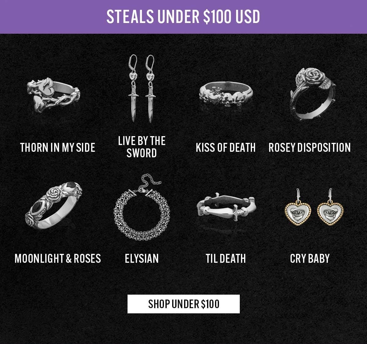 Steals under \\$100 USD