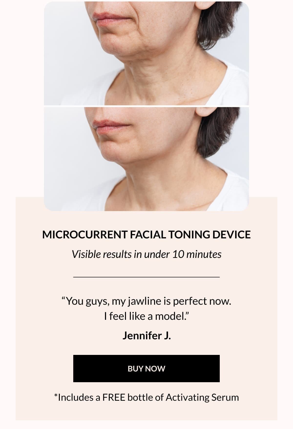 Microcurrent Facial Toning Device