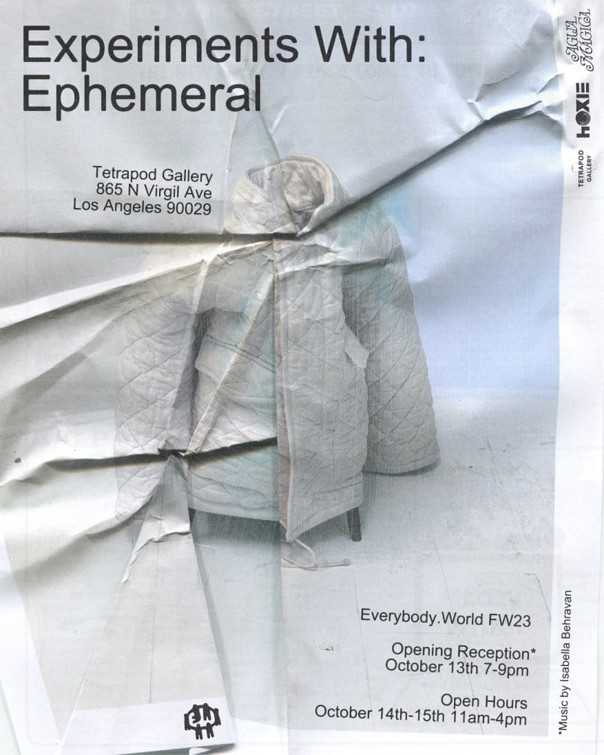 Experiments With: Ephemeral