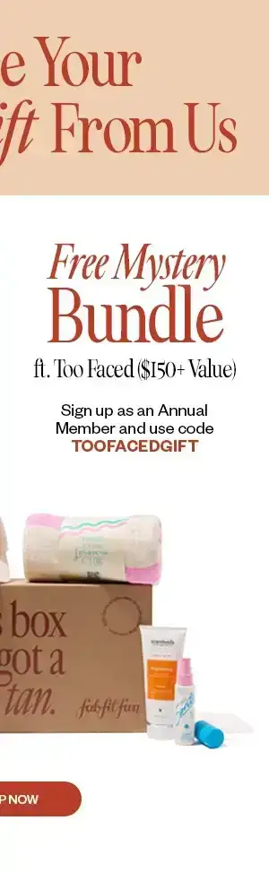 \\$150+ Mystery Bundle ft. Too Faced Item* Use code: TOOFACEDGIFT