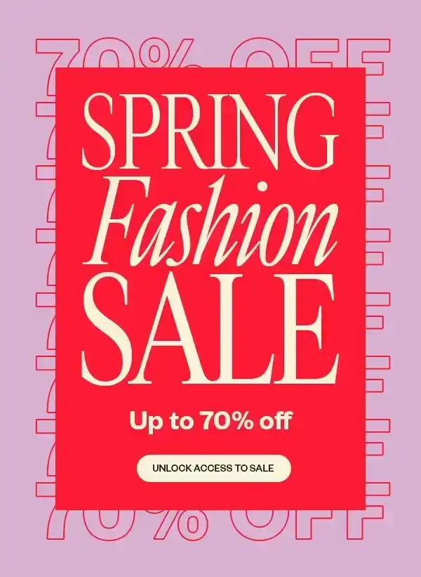 Spring Fashion Sale