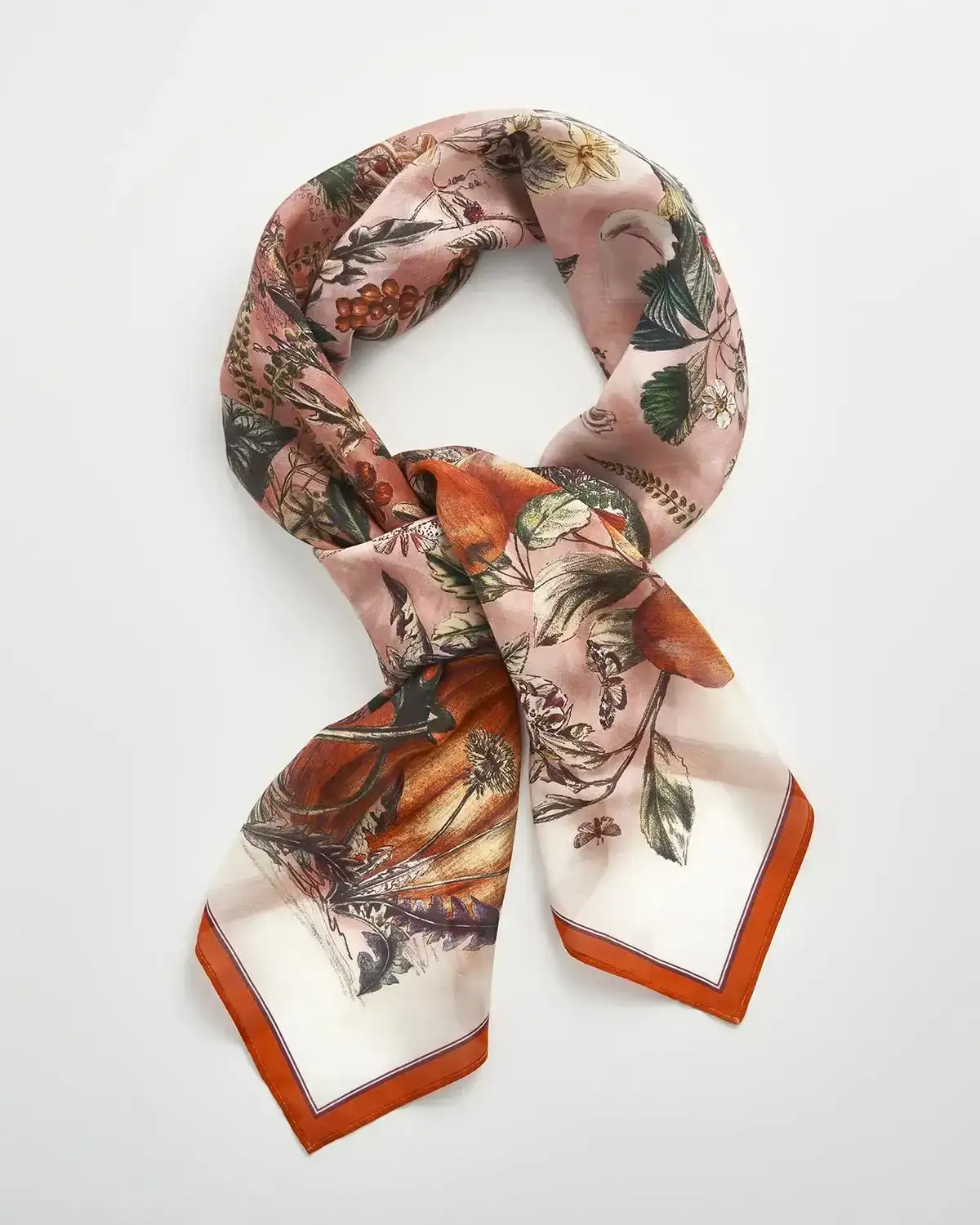 Image of Nocturnal Garden Scarf Pink Lady