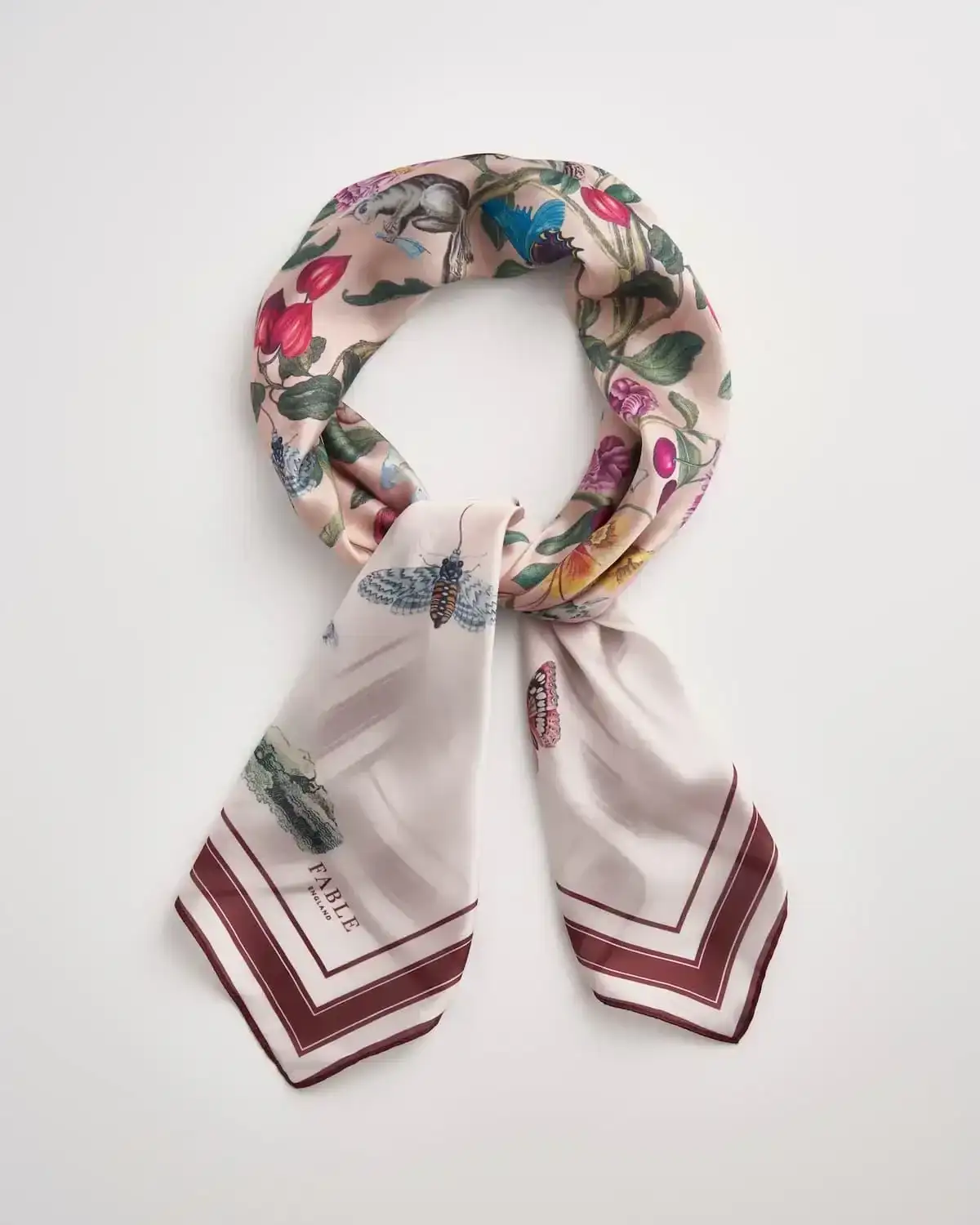 Image of Tree Of Life Narrative Silk Square Scarf