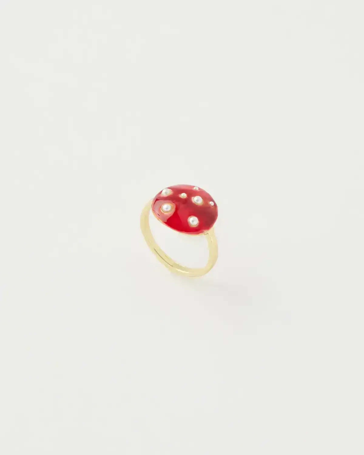 Image of Enamel Mushroom Ring