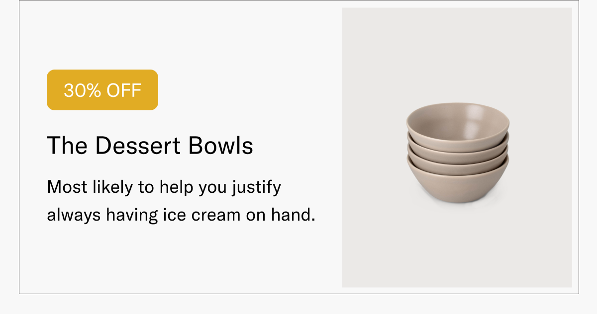 The Dessert Bowls